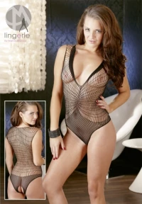 Mandy Mystery Spiderweb Body Black