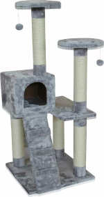 Pet Interest Double Tower Grey 53x53x130cm