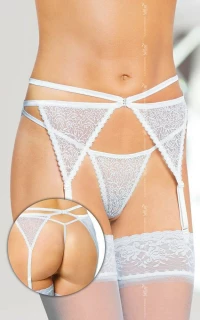 Softline 3318 Garterbelt White