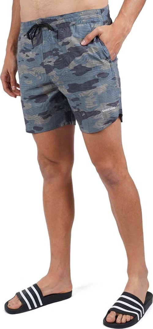 Emerson Men'S Printed Volley Shorts 201.Em505.15-214 Pr 201 Pine