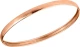 Βραχιόλι Χειροπέδα από ροζ επιχρυσωμένο ασήμι 925° Λουστρέ