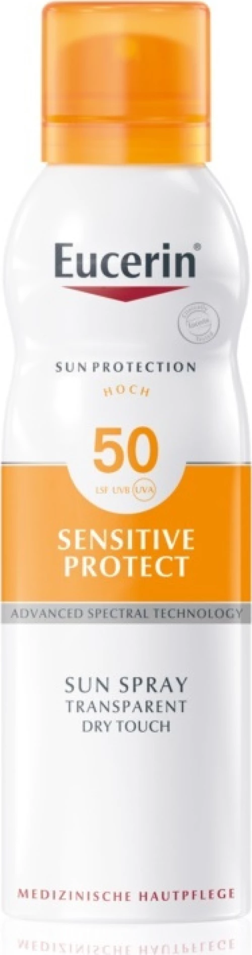 Eucerin Sensitive Protect Transparent & Dry Touch Spray SPF50 200ml