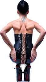 Demoniq Astrid Provocative Black Mini Dress