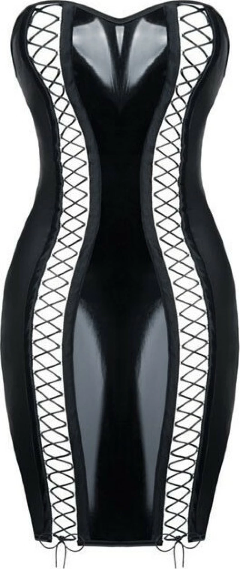 Demoniq Astrid Provocative Black Mini Dress
