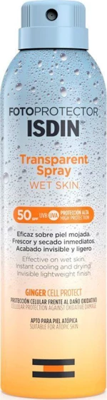 Isdin Fotoprotector Transparent Spray Wet Skin SPF30 250ml