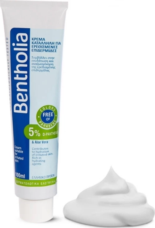 Bentholia Cream for Irritated Skin with D-panthenol 100ml