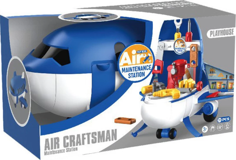 Zita Toys Μεταγωγικό Αεροπλάνο Με Εργαλεία