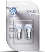 M-Tech R10W-BA15s 9 Flux 5mm Yellow 12V 2τμχ Blister