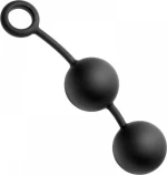 Tom of Finland Silicone Weighted Anal Balls Black 14cm