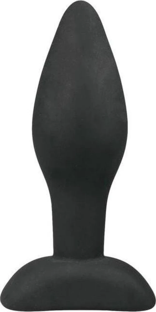 Easytoys Small Silicone Buttplug Black