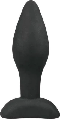 Easytoys Small Silicone Buttplug Black