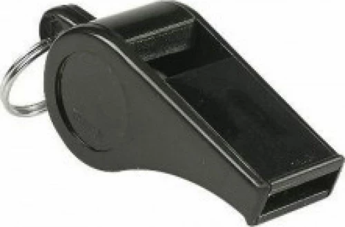 Σφυρίχτρα απλή πλαστική Μαύρο