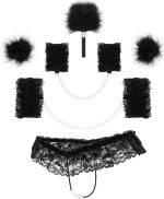 Coquette Lace Bondage Set Deluxe Black