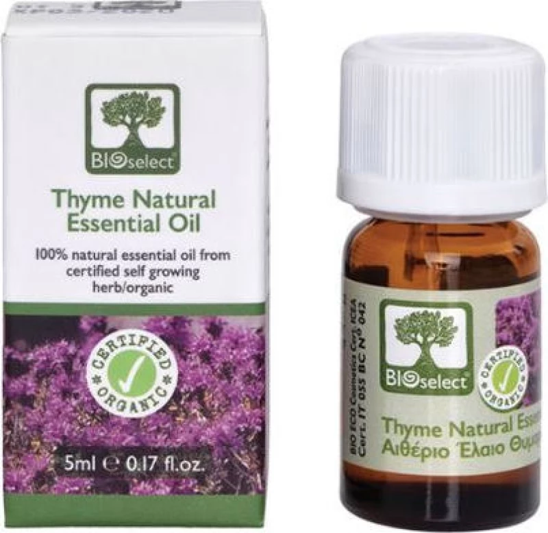 Bioselect Organics Αιθέριο Έλαιο Θυμάρι 5ml