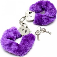 Rimba Police Handcuffs With Fur Purple