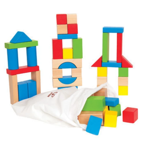 Hape Colorful wooden building blocks (E0409)