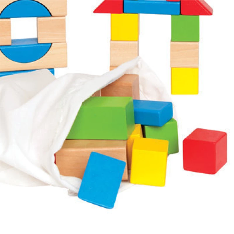 Hape Colorful wooden building blocks (E0409)
