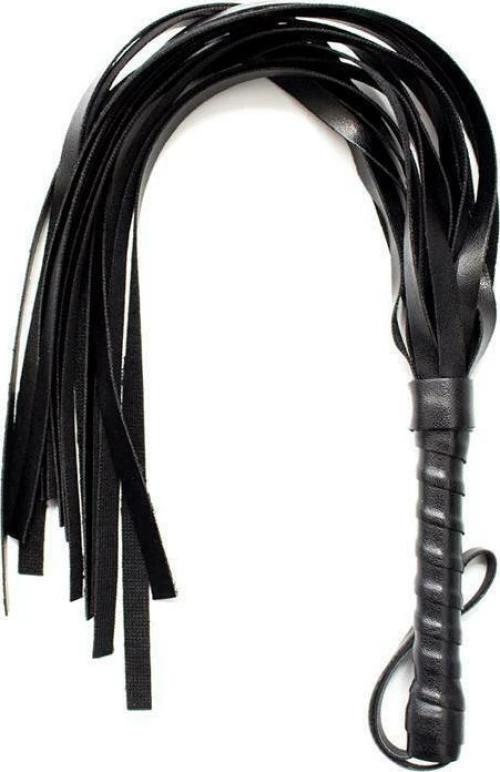 Fetish Addict Flogger Black 45cm