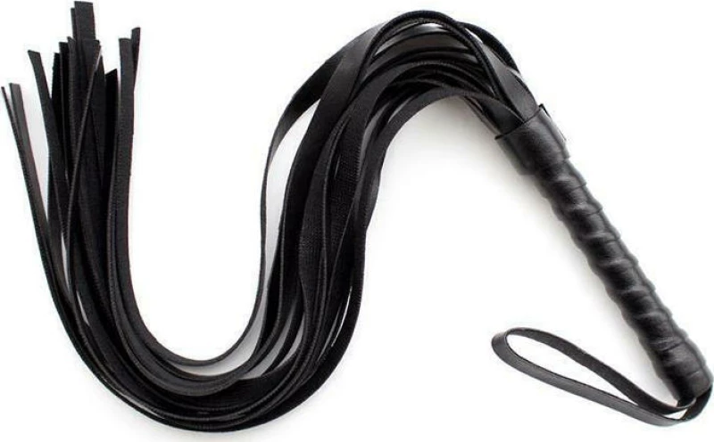 Fetish Addict Flogger Black 45cm