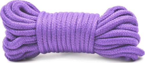 10 Metres Cotton Bondage Rope Purple