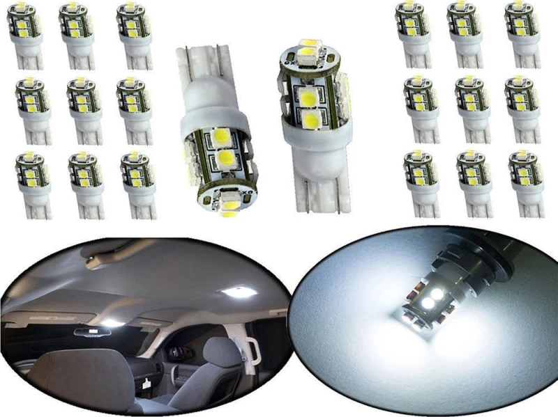 ΛΑΜΠΑΚΙ ΑΥΤΟΚΙΝΗΤΟΥ Led T10 W5W με 10 LED SMD 6500k (ΨΥΧΡΟ)