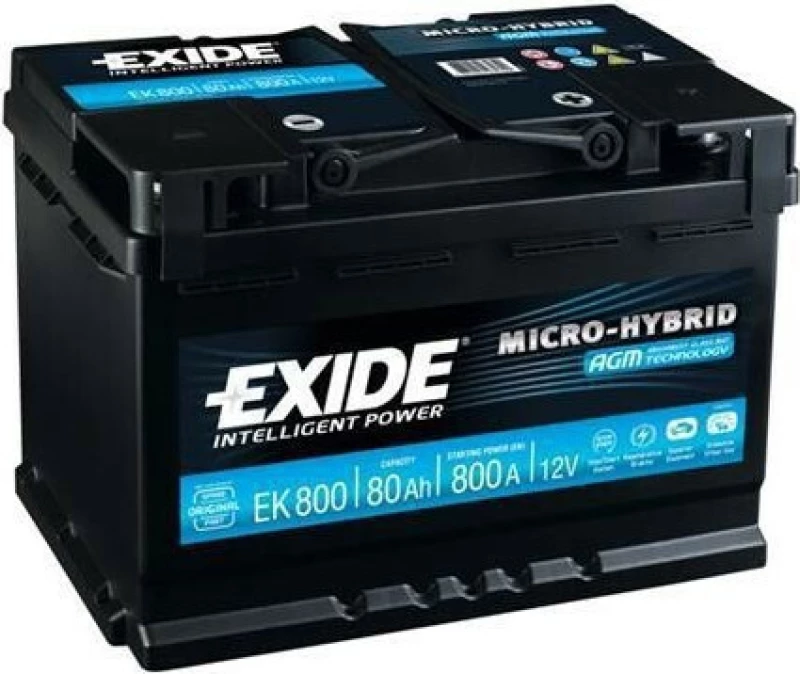 Exide AGM 12V 80AH EK800
