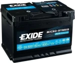 Exide AGM 12V 80AH EK800