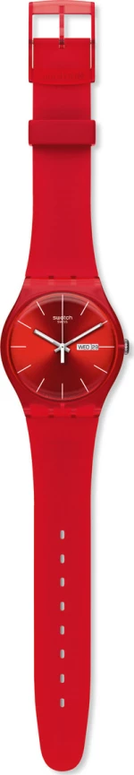 Swatch Red Rebel Red Rubber Strap