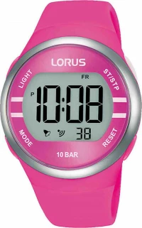 Lorus Ρολόι με Πλαστικό Λουράκι σε Φούξια χρώμα