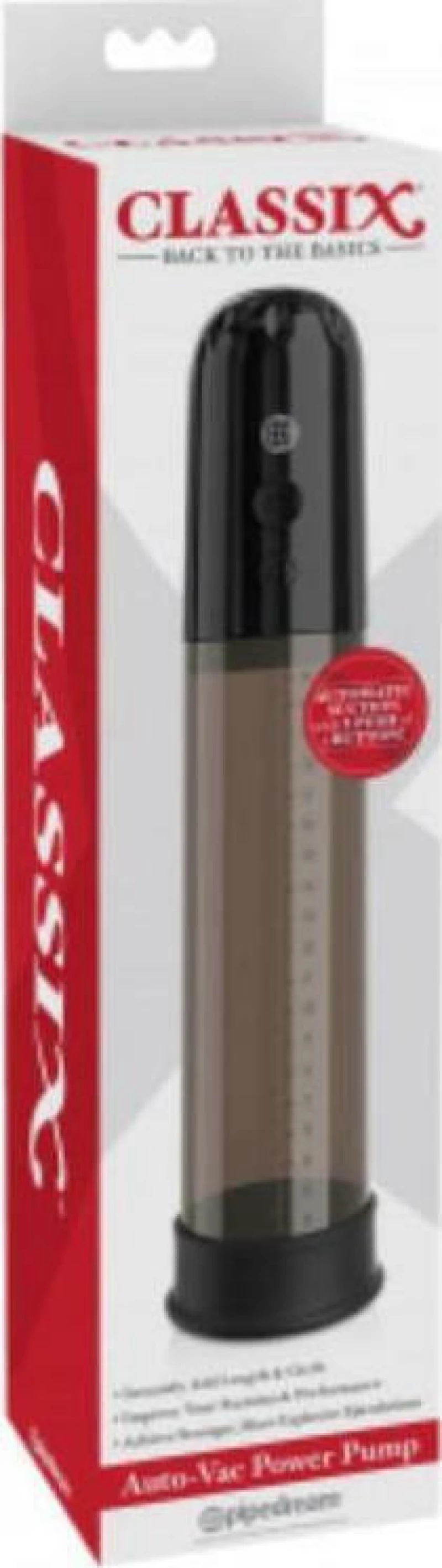 Pipedream Auto-Vac Power Pump Black