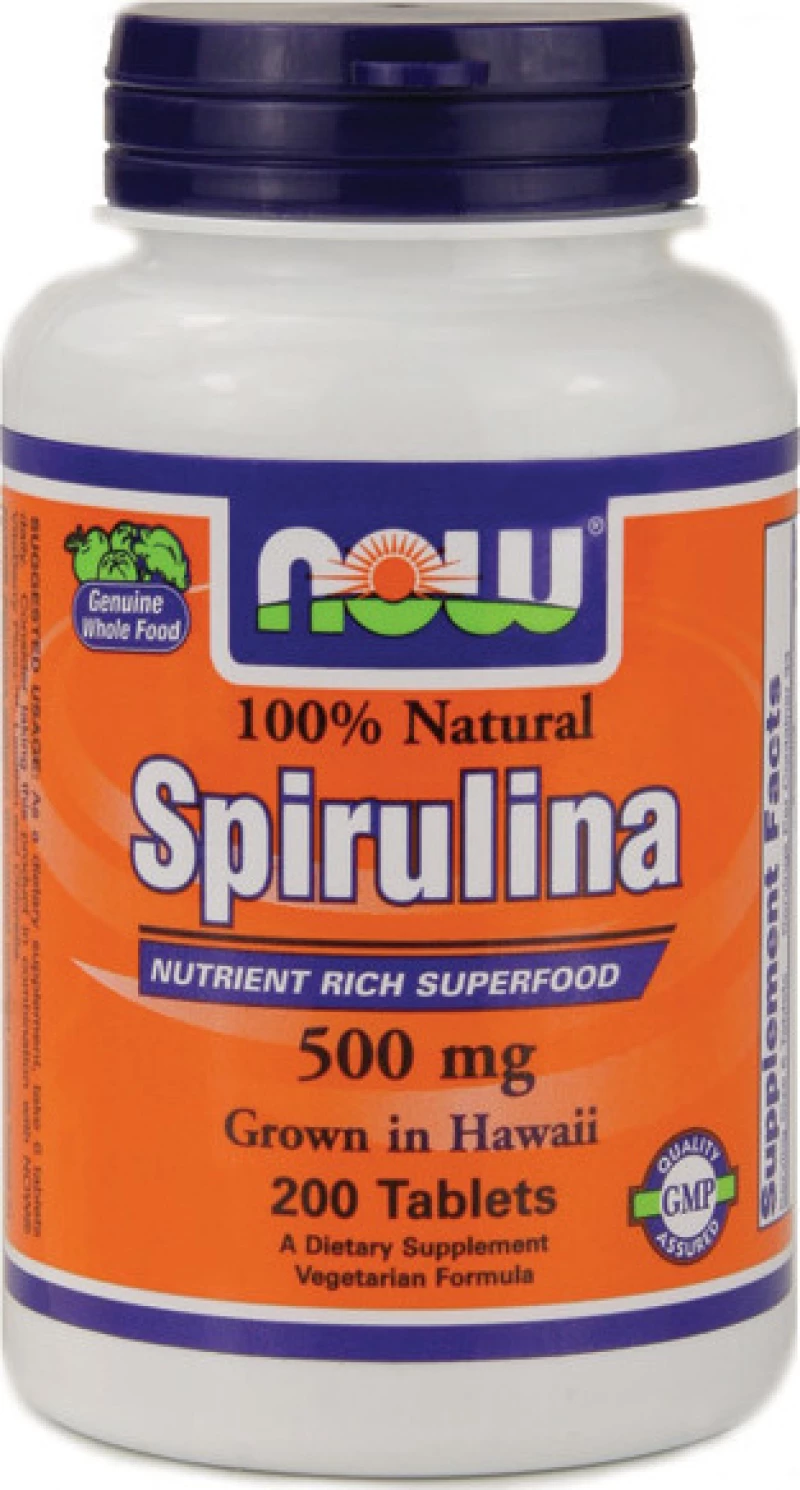 Now Foods Spirulina 500mg 200 ταμπλέτες