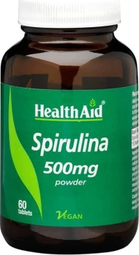 Health Aid Spirulina 500mg 60 ταμπλέτες