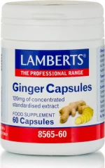 Lamberts Ginger 120mg 60 κάψουλες