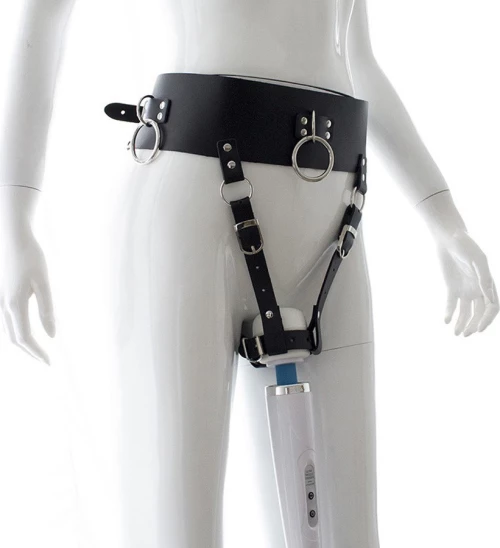 BDSM Δερμάτινη ζώνη για στραπόν