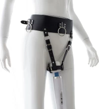 BDSM Δερμάτινη ζώνη για στραπόν