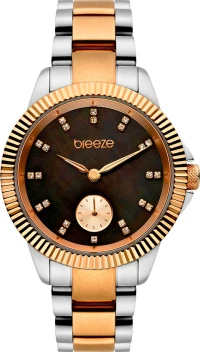 Ρολοι Breeze 710971.6 Breeze Fairymade Crystals Two Tone Stainless Steel Bracelet