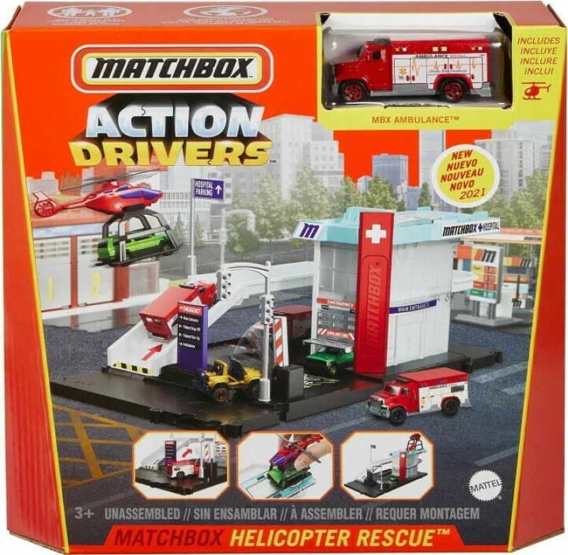 Mattel Matchbox Helicopter Rescue