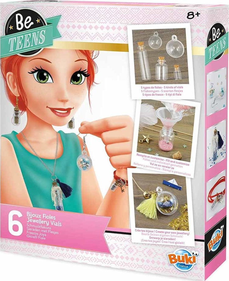 BE115 Buki Jewellery Vials Be Teens