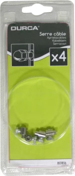 Durca 801816 Σφιγκτήρας Καλωδίου 4τμχ