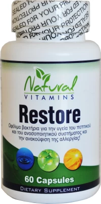 Natural Vitamins Restore 60 κάψουλες