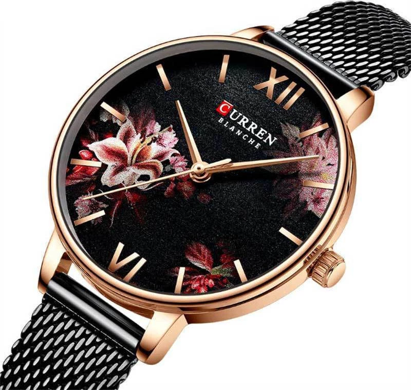 Γυναικείο Ρολόι Curren 9059 Black
