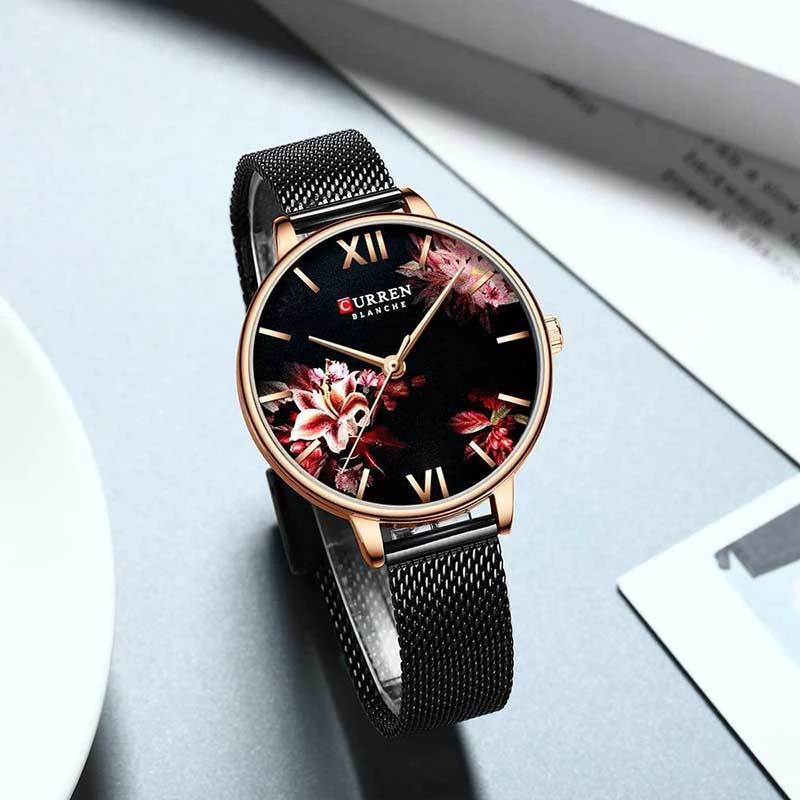 Γυναικείο Ρολόι Curren 9059 Black