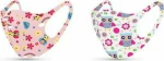 Tili Fashion Face Mask με Σχέδια Ροζ / Λευκό 2τμχ