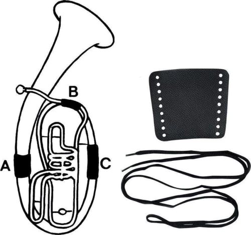 Gewa Leather Valve Guard - Trumpet Concert