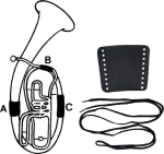Gewa Leather Valve Guard - Trumpet Concert