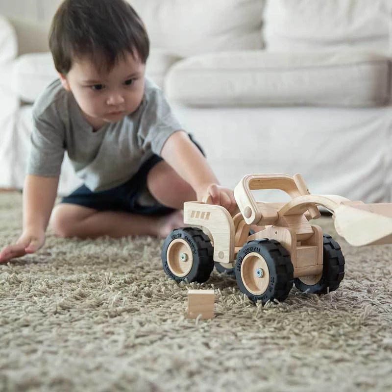 Plan Toys - Ξύλινη μπουλντόζα 6123