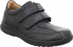 Jomos 32220626000 Ανατομικό Δερμάτινο Comfort Casual Μαύρο