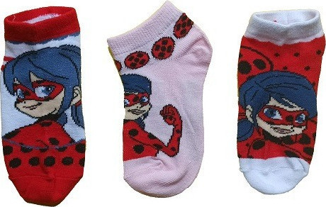MIRACULOUS LADYBUG ΚΑΛΤΣΕΣ ΚΟΝΤΕΣ 3 ΤΕΜ