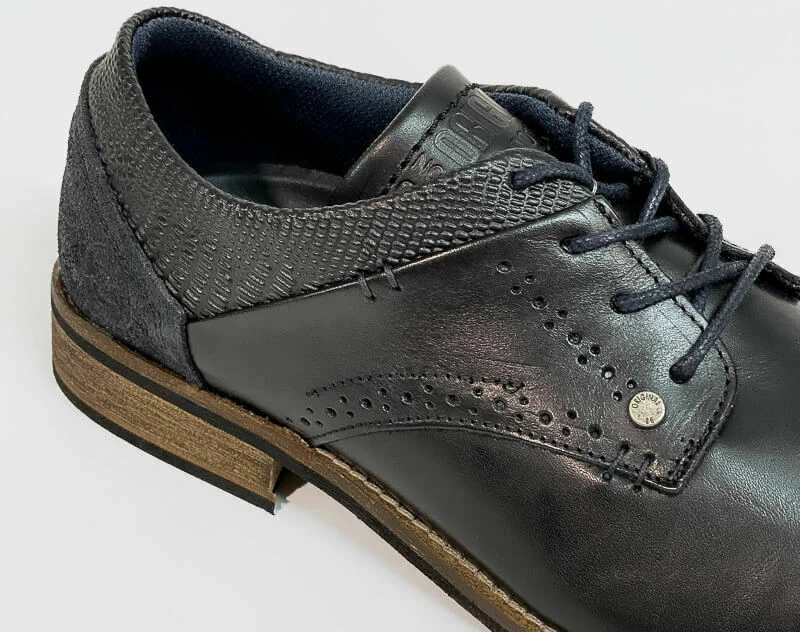 Δερμάτινο Oxford Bullboxer 571K25264A Μαύρο