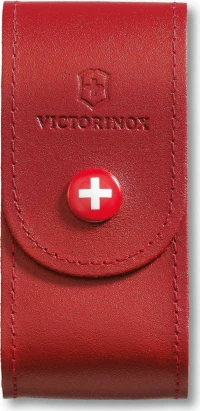 Victorinox Κόκκινη Δερμάτινη Θήκη Ζώνης για Σουγιά